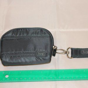 Lug bundle: small grey pouch/coin purse and key chain